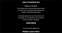 Desktop Screenshot of johnfriedlandart.com